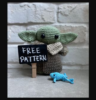 Free Baby Yoda Crochet Pattern